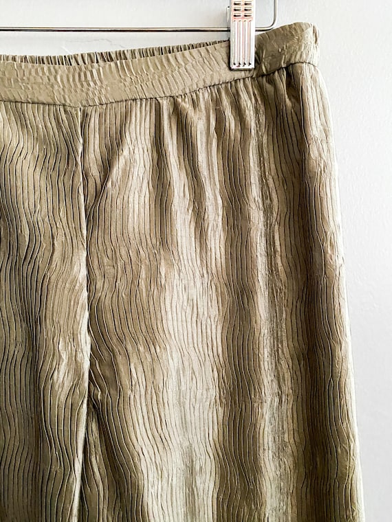 1980s Vintage Jeanne Marc Golden Wave Trousers | S