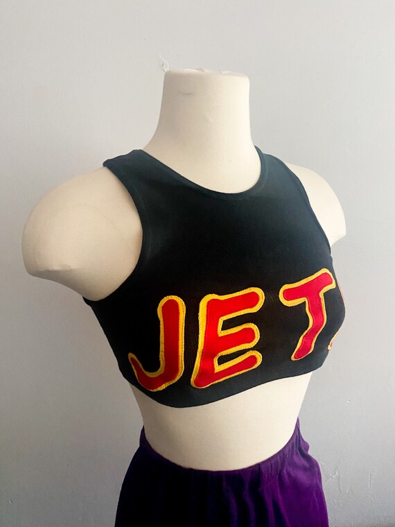 Vintage Late 70s/early 80s Jets Crop Top! - image 3