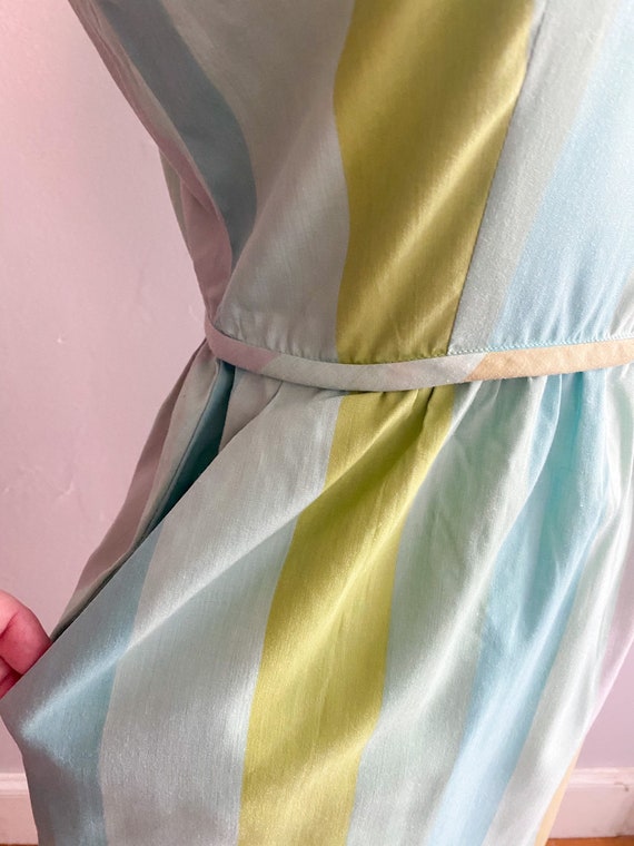 1960s Pastel Rainbow Dress from Sue Brett True Vi… - image 9