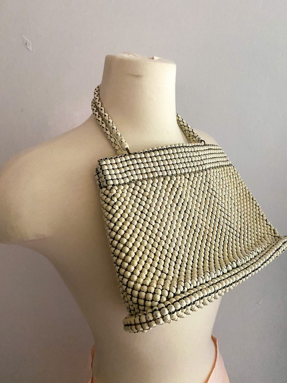 1940s Alumesh White Metal Mesh Handbag From Whiting and Davis - Etsy