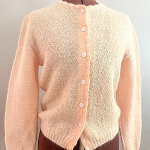 50s Mohair Cardigan - Etsy