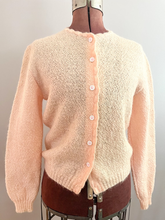 60s mohair online cardigan