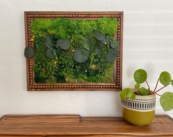 Forest floor, Moss Wall Art, Moss Painting, Preserved Moss