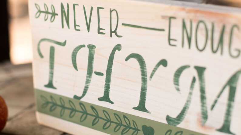 never enough thyme never enough thyme