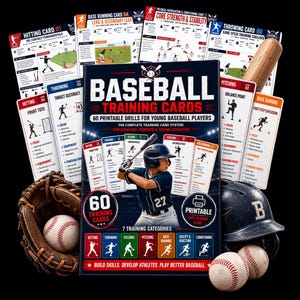 Baseball Training Cards – Printable Digital Drills for Coaches & Young Players