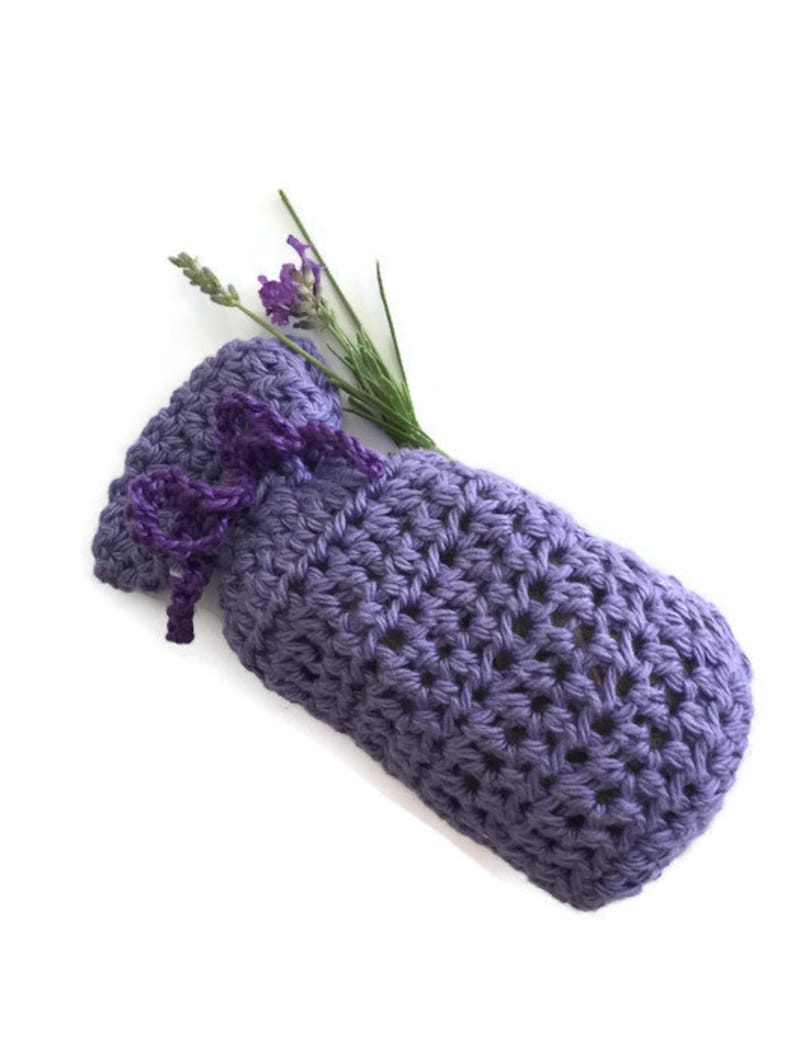 crochet lavender sachet