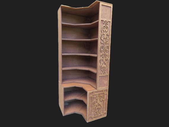 Libreria Miniata Casa Bambole - Scala 1:12 Legno Betulla Libreria Miniata Casa Bambole - Scala 1:12 Legno Betulla