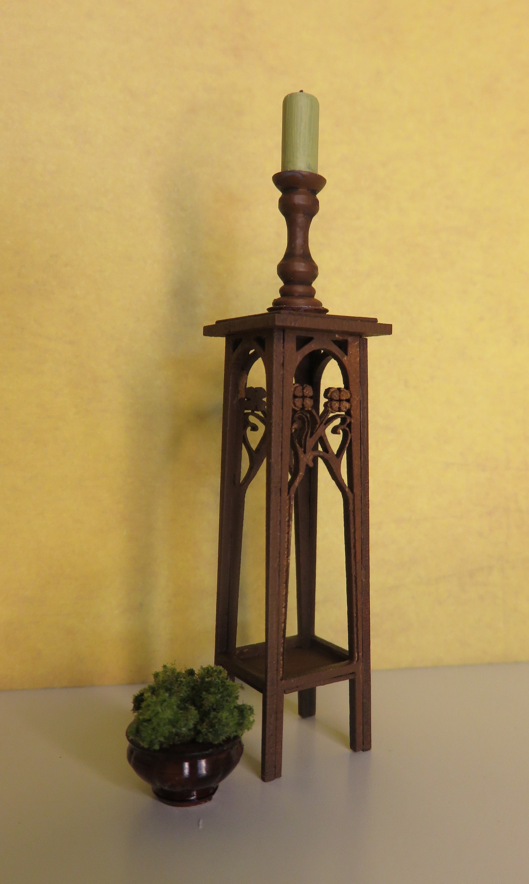 Dollhouse Miniature 1/24 DIY Art Nouveau Pedestal Kit. - Etsy