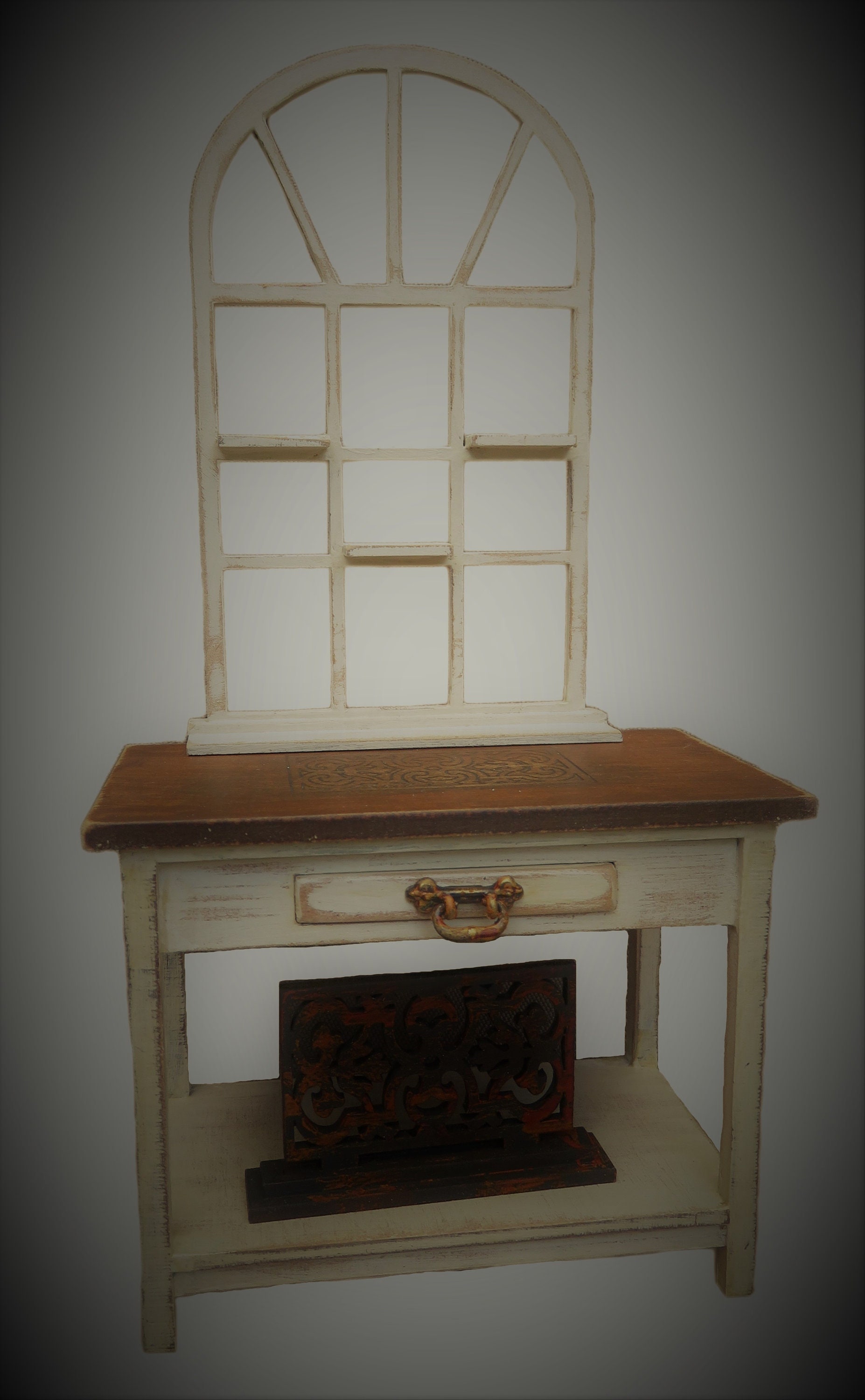 Finestra Coloniale 9 Su 9 &ndash; Alessio Miniatures Per Casa Delle Bambole In Scala 1:12 (USA)