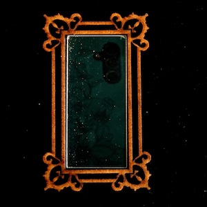 Dollshouse miniature artnouveau mirror half scale (1/24)