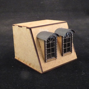 Dollhouse miniature roombox DIY KIT 1/48 quarter scale Attic.