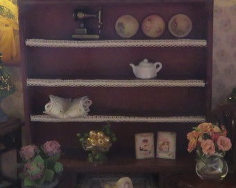 Dollshouse miniature cabinet 1/24 one scale kit in Art Deco style.