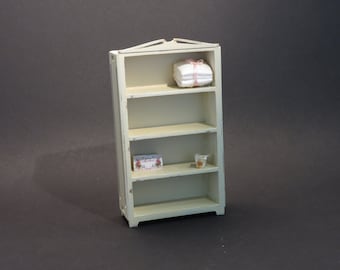 Dollhouse miniature furniture kit one scale (1/12) wide cupboard.