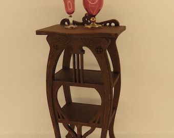 Dollhouse miniature 1/12 DIY Jugendstil pedestal kit.