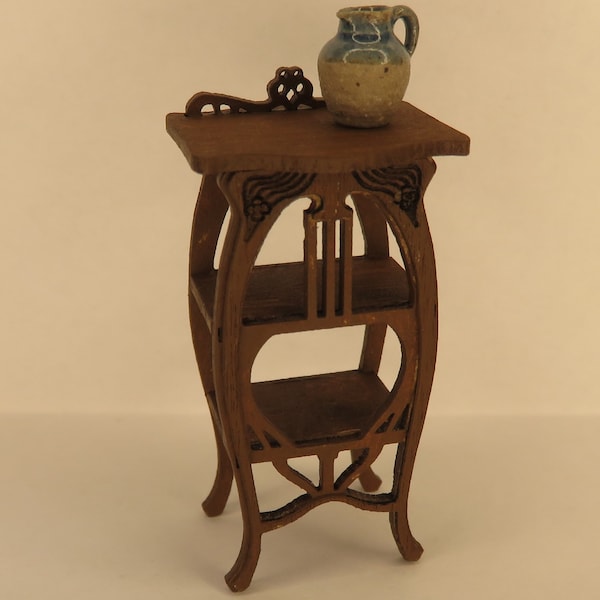 Dollhouse miniature 1/24 DIY Jugendstil pedestal kit.