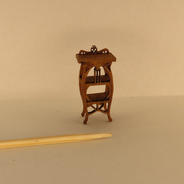 Dollhouse miniature 1/48 DIY Jugendstil pedestal kit.
