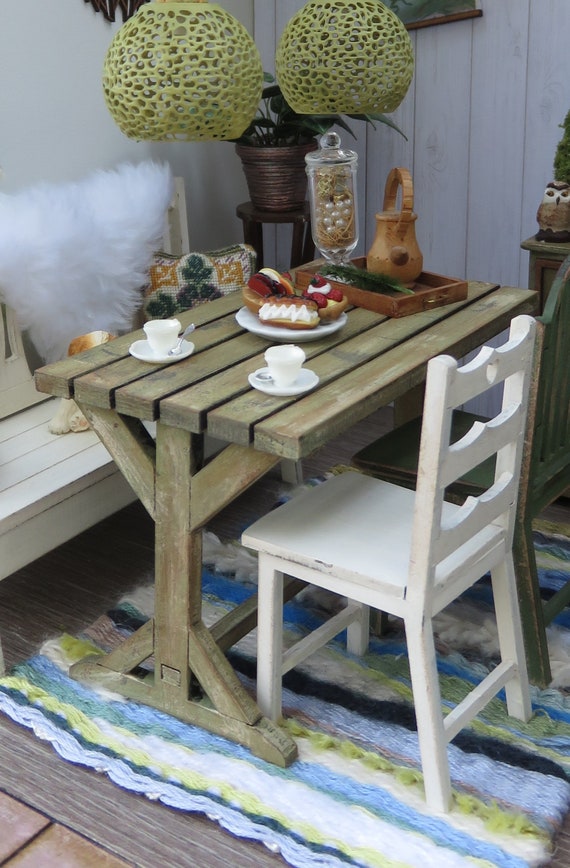 Art & Collectibles Garden table KIT in 112 scale Dollhouses etna.com.pe