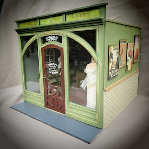 Dollhouse miniature DIY roombox 1/12 one scale in Art Deco, Art nouveau KIT