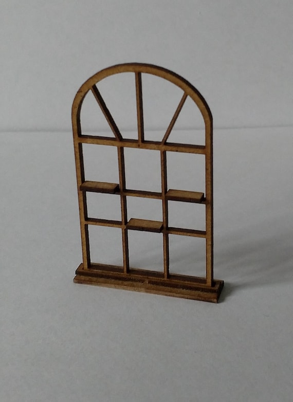 Finestra Tradizionale 36 Pannelli In Miniatura Scala 1:12, Legno Di Tiglio Non Finito, Per Casa Delle Bambole, Made In USA, Alessio Miniatures Modello 431