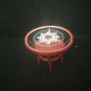 Puppenhaus Miniatur halber Maßstab (1:24) Art Deco Couchtisch KIT.