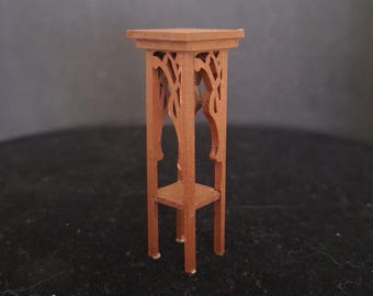 Dolls House Unfinished Bare Wood Shelf Miniature Shelves Wall Accessory 1:12 Scale Toys & Games
