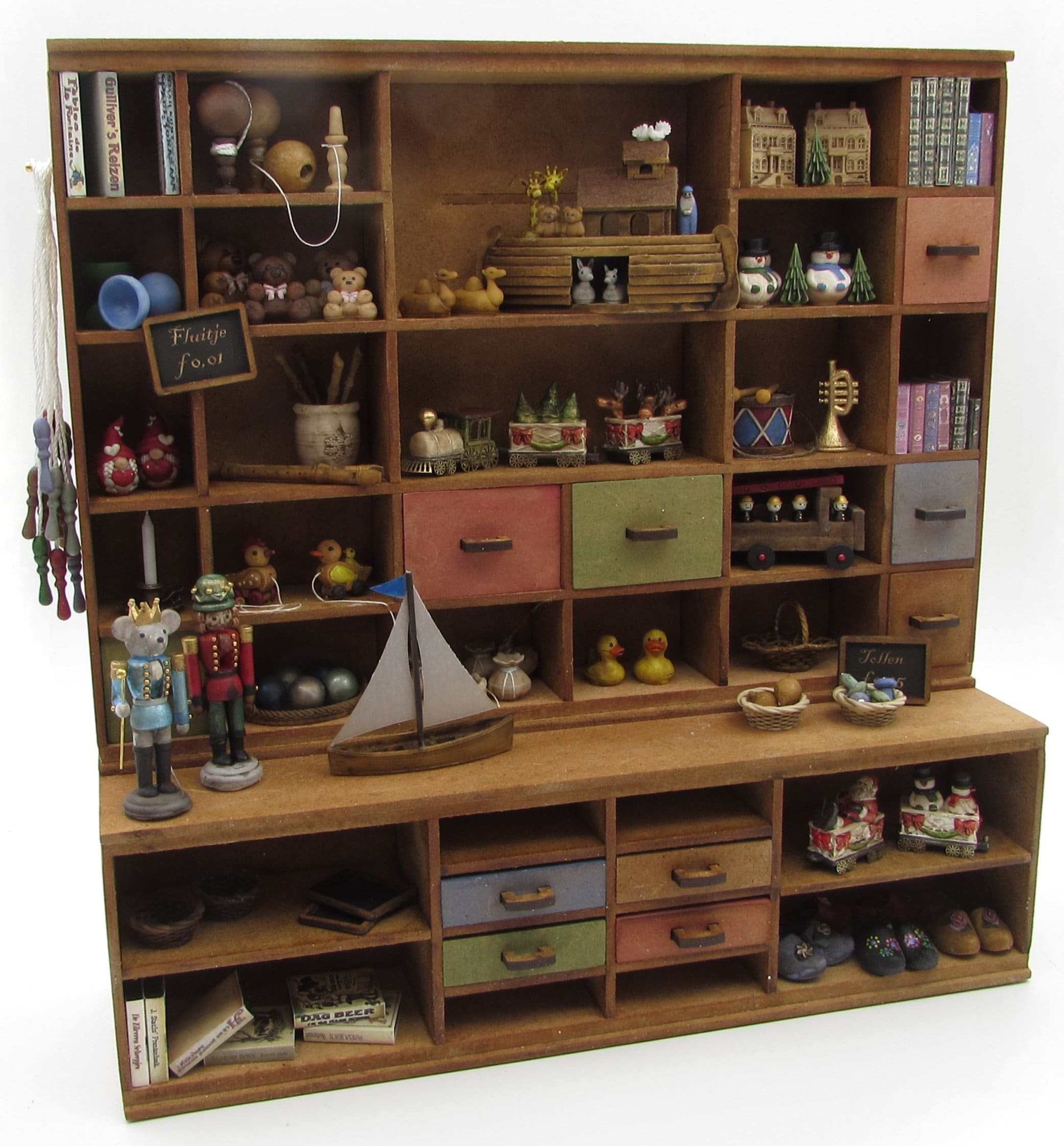 ミニチュア家具　ドールハウス　Dora Kuhn ドイツ　おまとめ　９点 Vintage Dora Kuhn W Germany Blue Dollhouse Furniture Bedroom