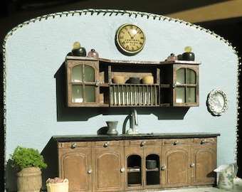 Dollshouse miniature quarter scale ( 1/48) kitchen KIT.