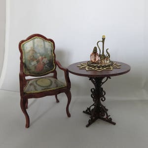 Dollshouse miniature  kit 1 scale (1:12.1/12) French Rococo chair.