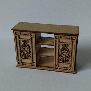 Dollhouse miniature counter 1/24 half scale in Art Deco, Art nouveau KIT