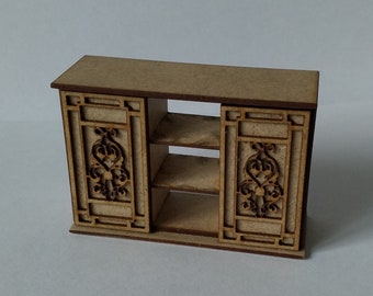 Dollhouse miniature counter 1/24 half scale in Art Deco, Art nouveau KIT