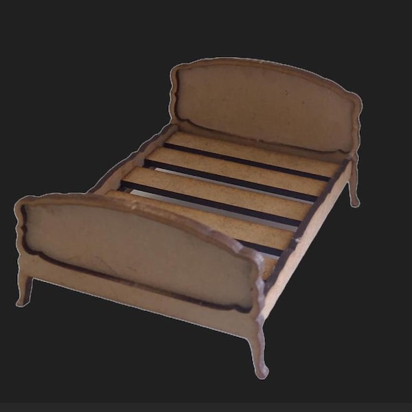 Poppenhuis miniatuurkit 1 schaal (1:12.1/12) Frans Louis bed KIT.