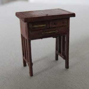 Dollshouse miniature kit quarter scale (1:48) Art Nouveau drawer.