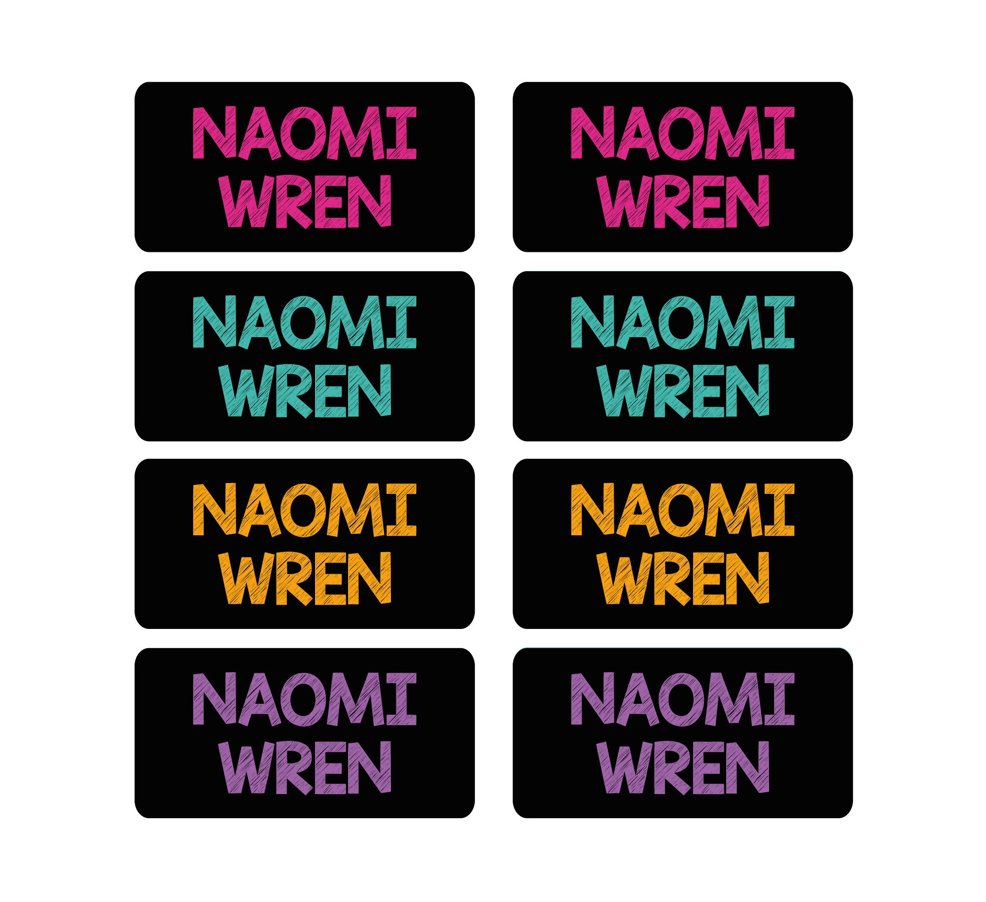 Personalized Clothing Tag Labels Waterproof Name Labels for ...