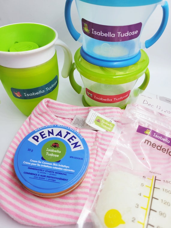 Daycare Label Pack, Clothing Tag Labels, Sippy Cup Labels, Diaper Cream