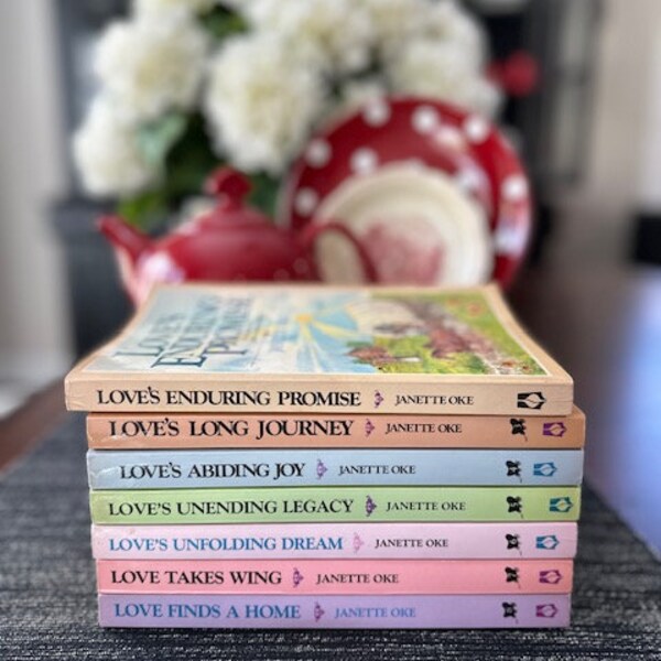 Janette Oke Books/Old Books/Christian Romance/Love Comes Softly Series/Book Stack/Book Bundle/Young Reader/Vintage Books