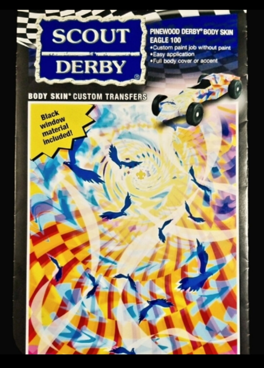 Scout Derby Pinewood Derby Body Skin Eagle 100 Etsy