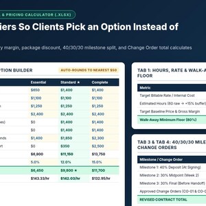 WCAG 2.2 & EU EAA Website Accessibility Audit Template: Web Agency Client Proposal, Scope of Work Contract and Pricing Calculator (Excel) image 3