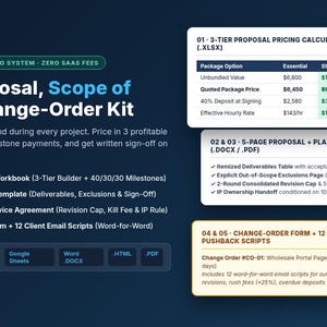 WCAG 2.2 & EU EAA Website Accessibility Audit Template: Web Agency Client Proposal, Scope of Work Contract and Pricing Calculator (Excel) image 2
