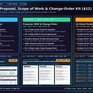 WCAG 2.2 & EU EAA Website Accessibility Audit Template: Web Agency Client Proposal, Scope of Work Contract and Pricing Calculator (Excel) image 6