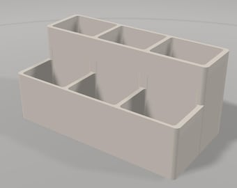 Complete 5-Piece Desk & Home Organizer 3D Print STL Bundle: Mail Sorter, Note Tray, Cable Anchor, Remote Caddy and Spoon Rest (No Supports)