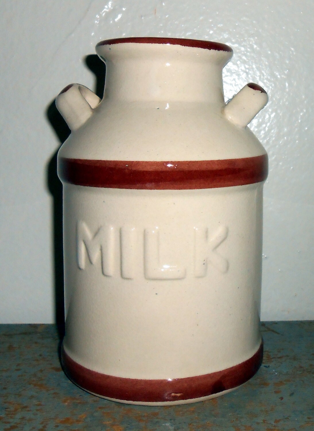 Vintage Milk Can Ceramic Ducks Geese Milk Can Jar Etsy