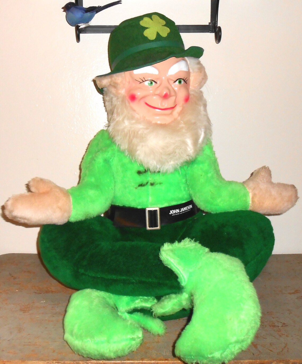 Vintage Plush Leprechaun John Jameson Advertisement Etsy