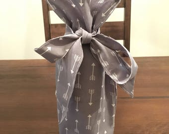 Tweed bow set in wine
