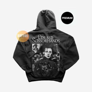 Edward Scissorhands Vintage Gothic Fairytale Hoodie | Dark Fantasy Sweatshirt