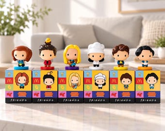 Figura colecionável de Friends do McDonald's — Escolha seu personagem