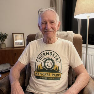 Thermostat National Park Tee, Funny Dad Gift, Do Not Touch (100% Cotton) image 7