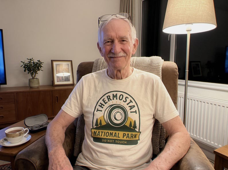 Thermostat National Park Tee, Funny Dad Gift, Do Not Touch (100% Cotton) image 7