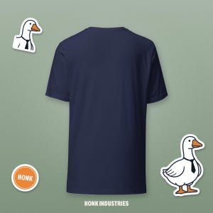 Out of Office Until Spring goose tee - another angle
