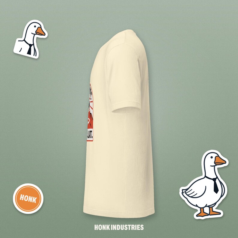 Trust Me It's Flat Hiking tee - another angle