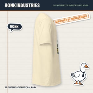 Thermostat National Park dad tee - another angle